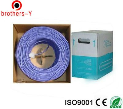 CCAU 40% copper cat 5e lan cable from professional manufactorer